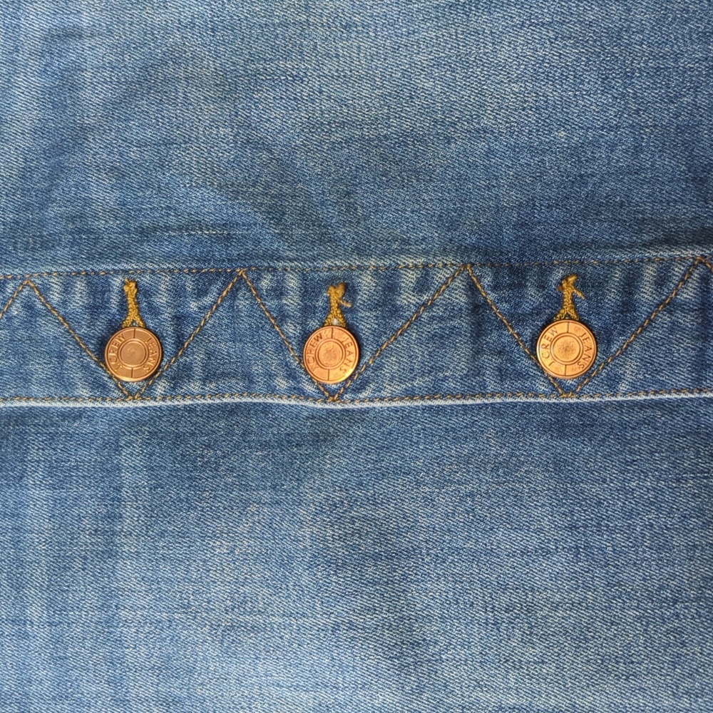 J. Crew Jeans Button Front Denim Skirt 26P - Picture 7 of 7